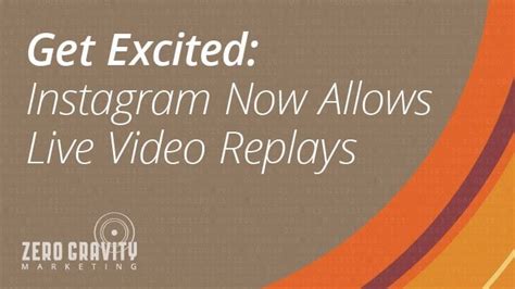 Live Video/Replays .